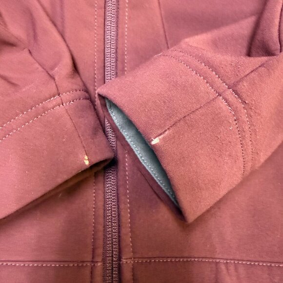 The North Face Apex Softshell Jacket Women’s Medium Dark Burgundy EUC - Picture 3 of 8